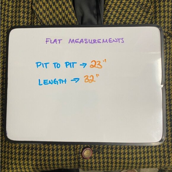 Vintage Two Roads Yellow Black Houndstooth Blazer - Picture 4 of 15